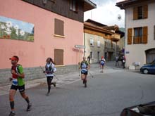 Debut de course dans La Plagne